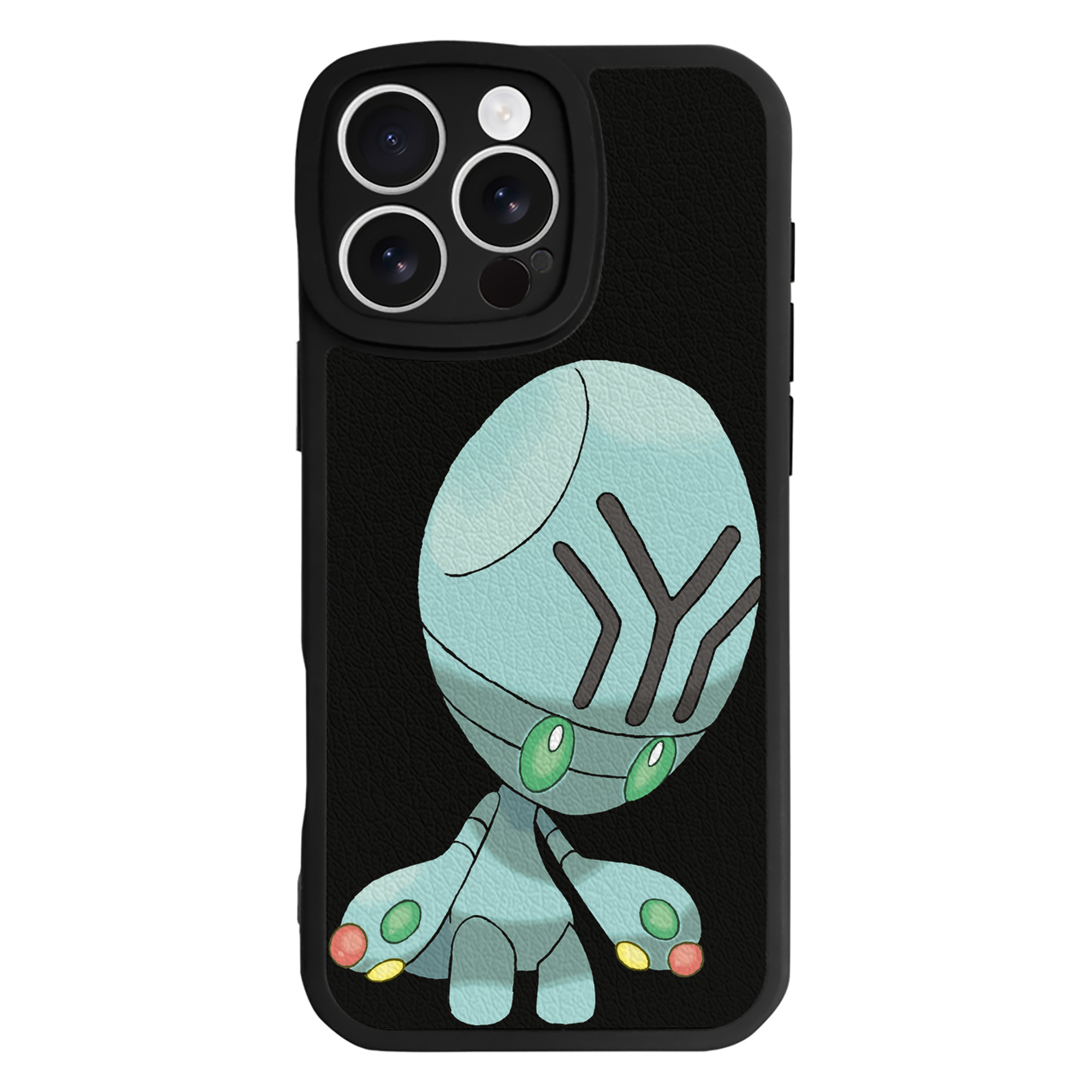 （画像用） ポケットモンスター Pokémon 【iPhone 16シリーズ対応】シリコンスマホケース（レザー調） 材質：シリコン